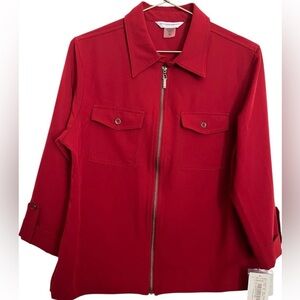 Allison Daley Red Utility Jacket 8P